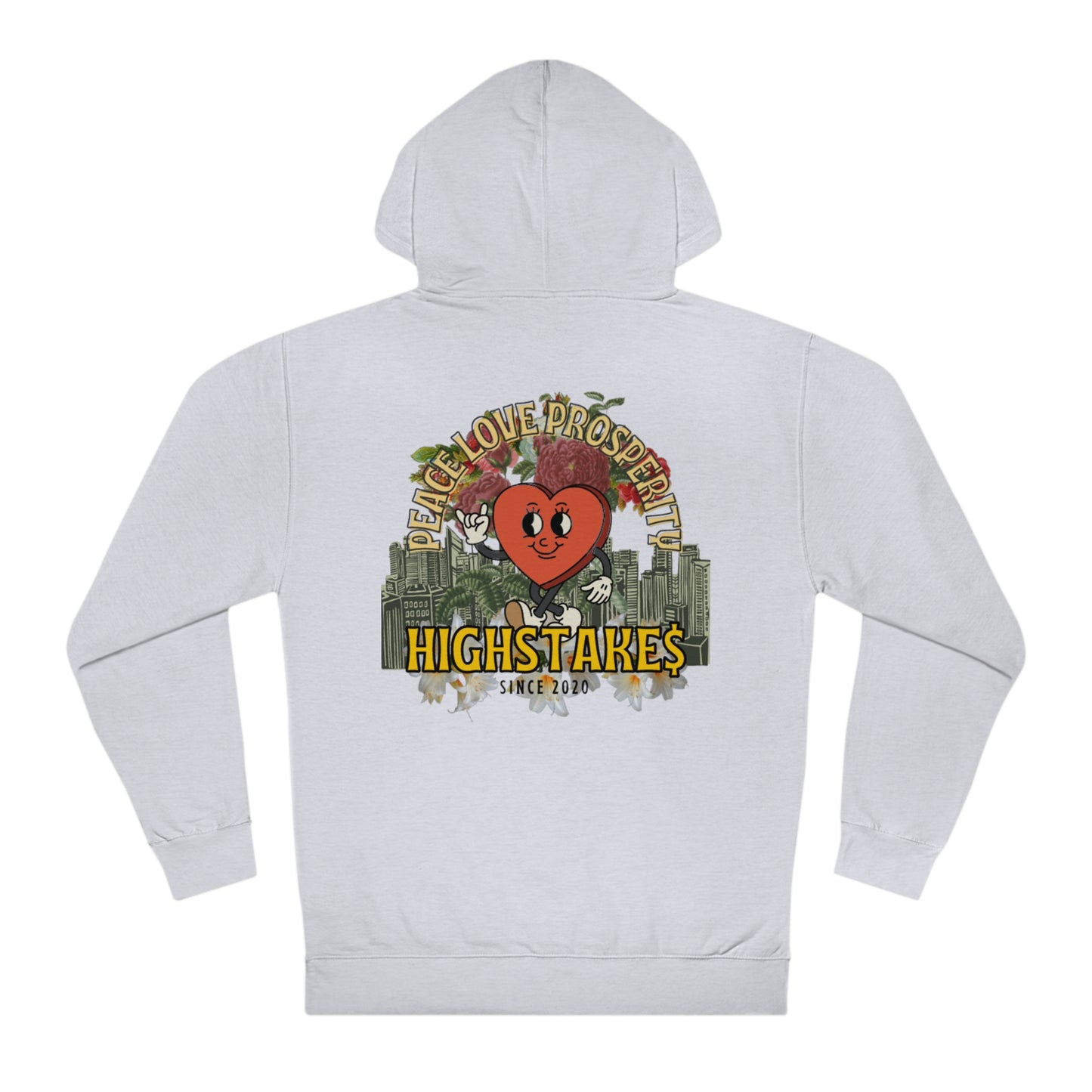 PEACE LOVE PROSPERITY HOODIE